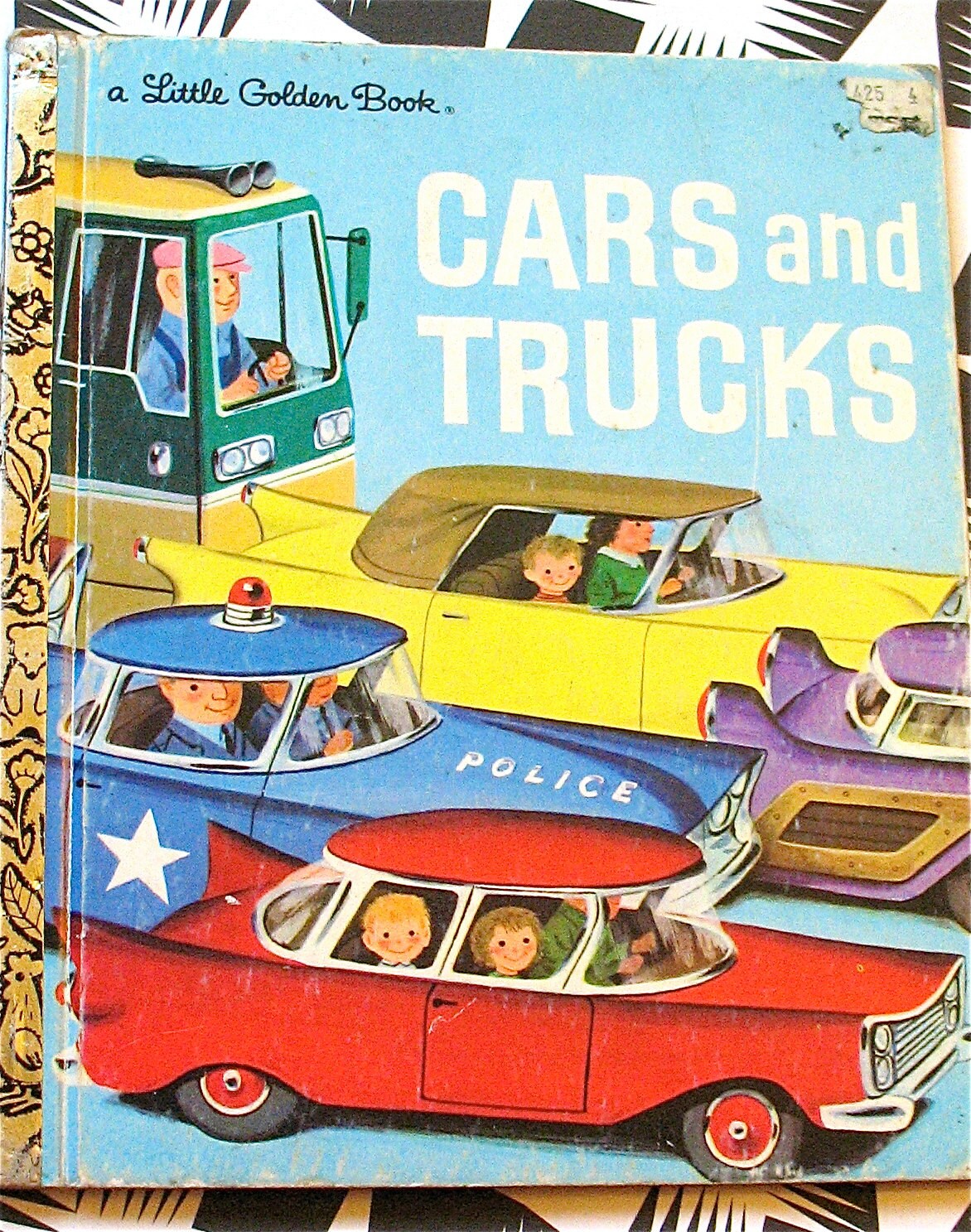Vintage Little Golden Book 'Cars and Trucks'. Printed