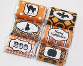 Instant Download Halloween Orange and Black Mini Hershey Bar Candy Wrappers Il_170x135