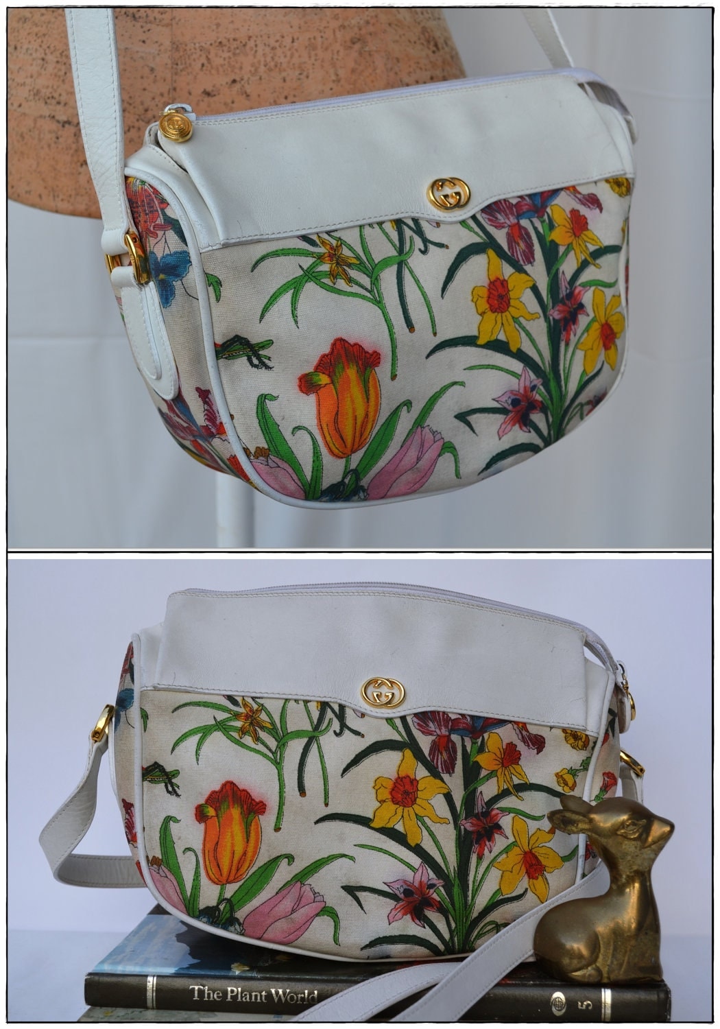 Authentic Vintage Gucci flora bag purse Vintage Gucci Cucci