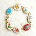 Vintage Rose Cameo Bracelet. Bohemian. Nostalgic. Whimsical. Autumn. Fall. Boho Chic. Fashion. Romance. Bridesmaids Bracelet. Cameo Jewelry