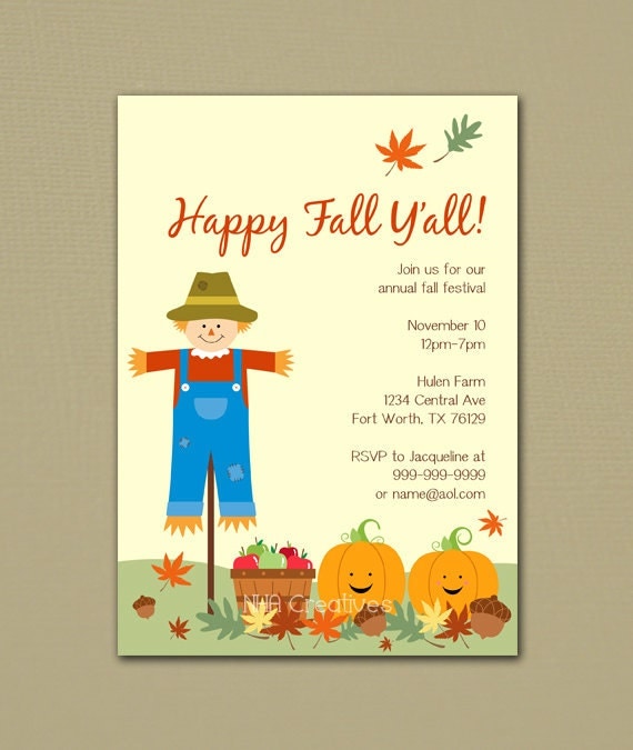 Fall Festival Invitations 8