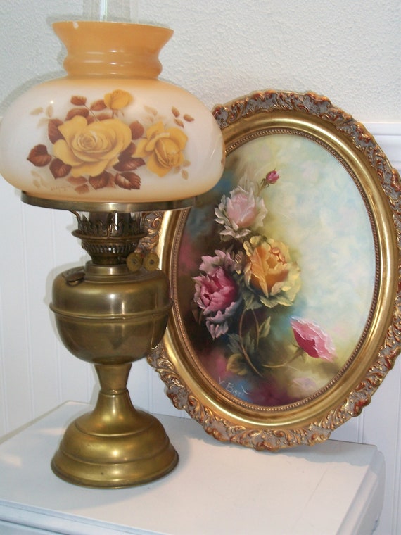 Duplex Double Wick Oil Lamp Made In England