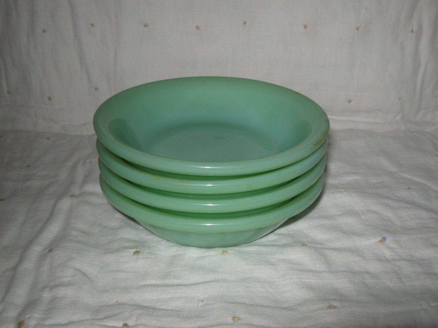 Fire King Jadite Jadeite Berry Bowls Restaurant by MamaSaidVintage