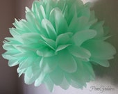 Sea Glass...1 Tissue Pom - Wedding - Nursery Decor - Baptism - Easter -Spting Il_170x135