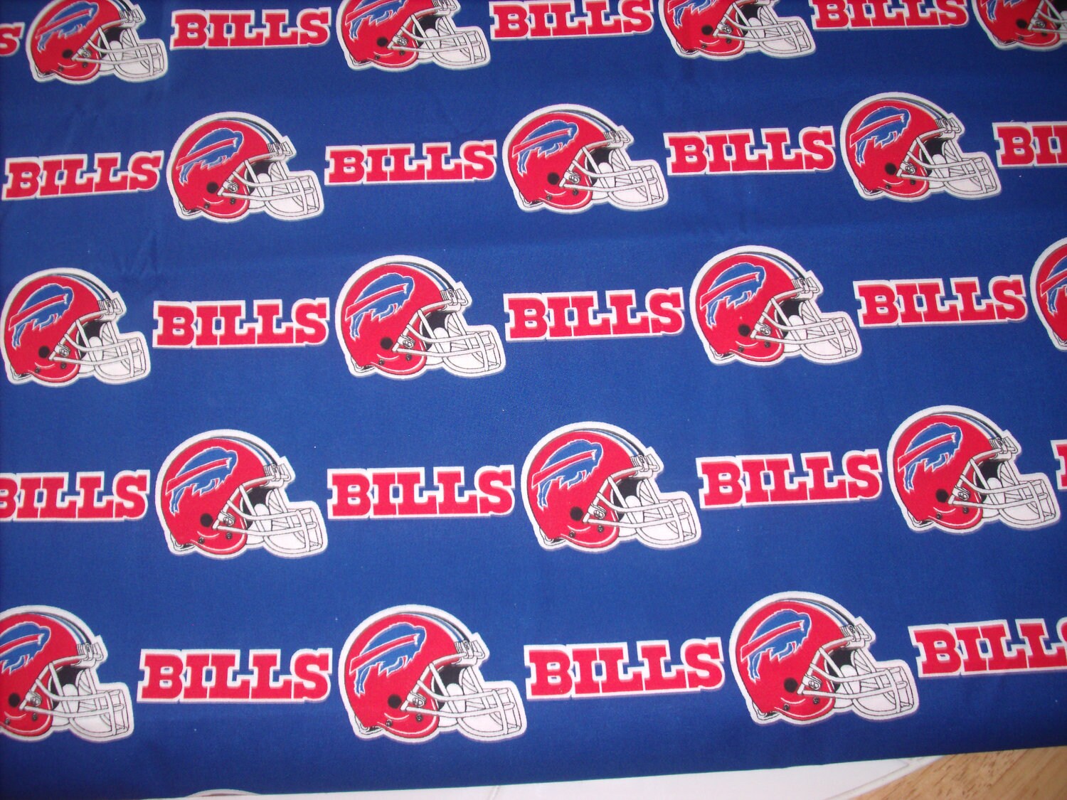 1 3/8 yardsOfficial NFL Licensed Bills cotton fabric