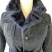 1970s Belted Pea Coat By Sears Womens Size Small in Navy Blue