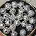 Tibetan silver spacer beads -- 9mm
