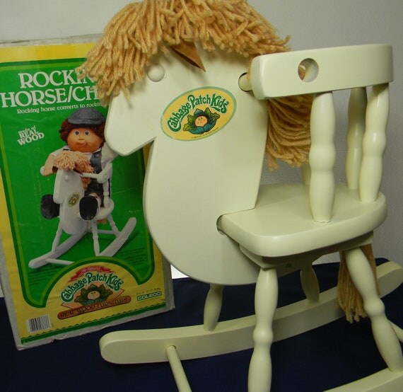 Cabbage Patch Kids Rocking Horse. Rocking by LillysLuckyPenny