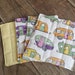 quilted coasters retro caravans set of 4