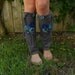 Eco/ Upcycled/ Mori/ Woodland/ Fairy/ Boho/ Hippie/ Leg Warmers