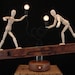 Upcycled Vintage Carpentry Level Lamp