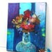 Reserved for Brigitta Modern Floral Abstract Art on Canvas Original Painting Colorful Acrylic "Flowers in a Vase"