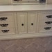 Cottage Chic Shabby Distressed Dresser Credenza TV Console Media console Buffet