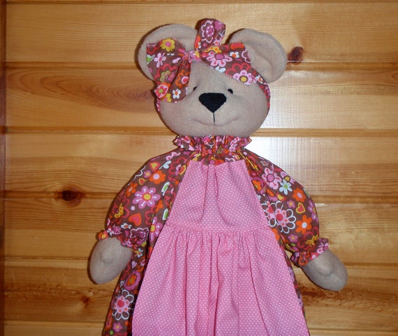 Teddy Bear Plastic Bag Holder by JustSEWSpecial on Etsy