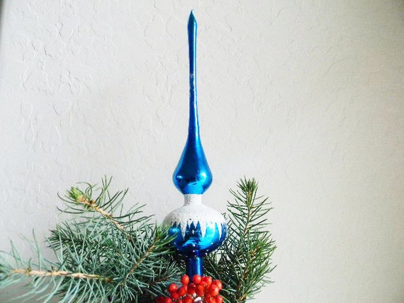 vintage glass mercury blown christmas tree topper by vintage glass mercury blown christmas tree topper by