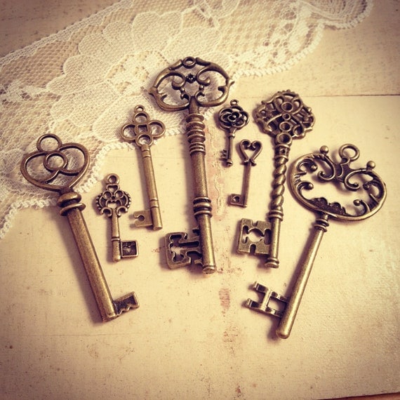 Lidocaine Vasocaine Tattoo Numbing Topical Anesthetic ... 8 Pcs Skeleton ANTIQUE BRONZE Key Charm Victorian Key Charm