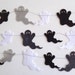 Spooky Ghosts Felt Garland Banner - 24 ghosts