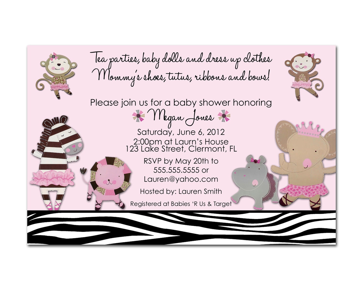 Cute Invitations Ideas For Girls 3