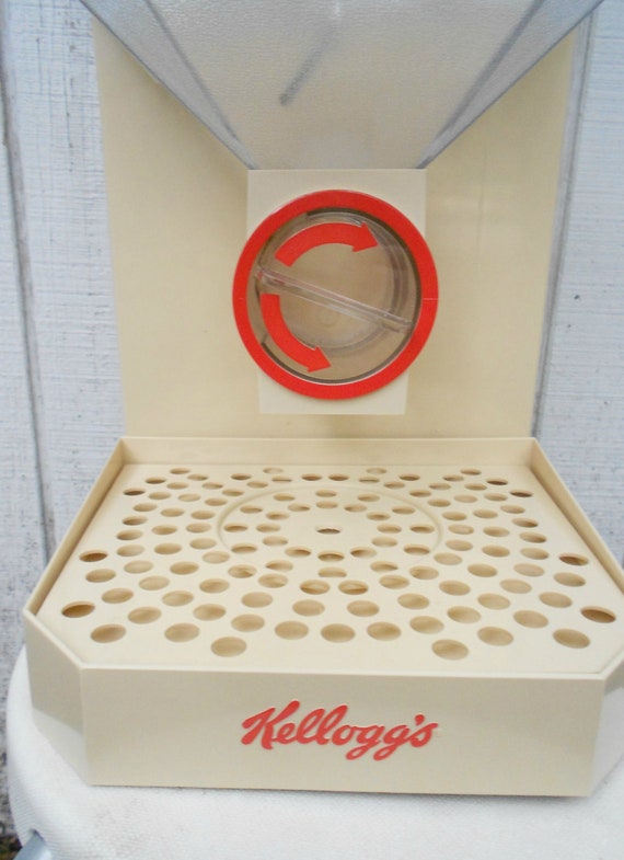 Vintage 80's Cereal Dispenser Kellogs Bulk Container