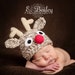 Two Crochet Reindeer Hats