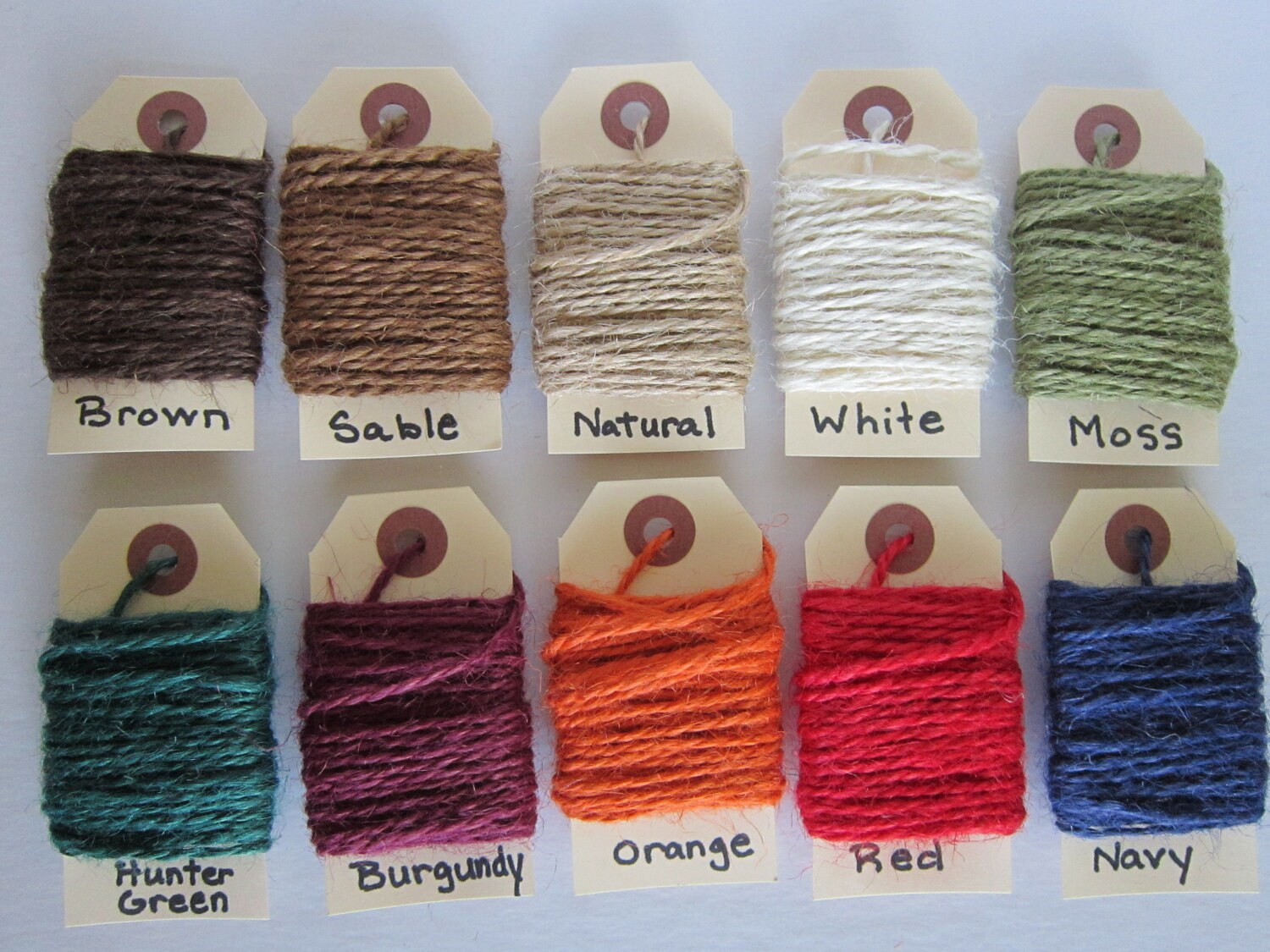 4 5 yard Bundles Colored Jute Twine Your Color