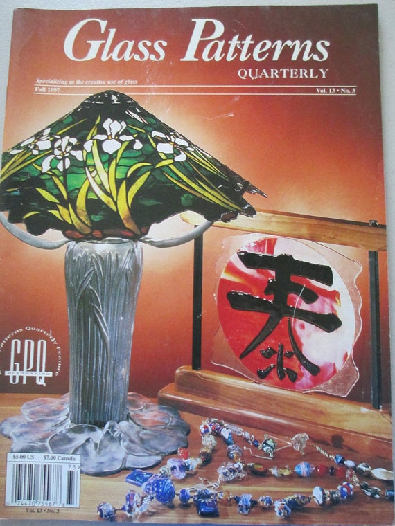 Stained Glass Pattern magazine Glass Patterns Quarterly