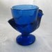 Vintage Pressed Glass Egg Cup France Hen Chicken Toothpick Holder V201271
