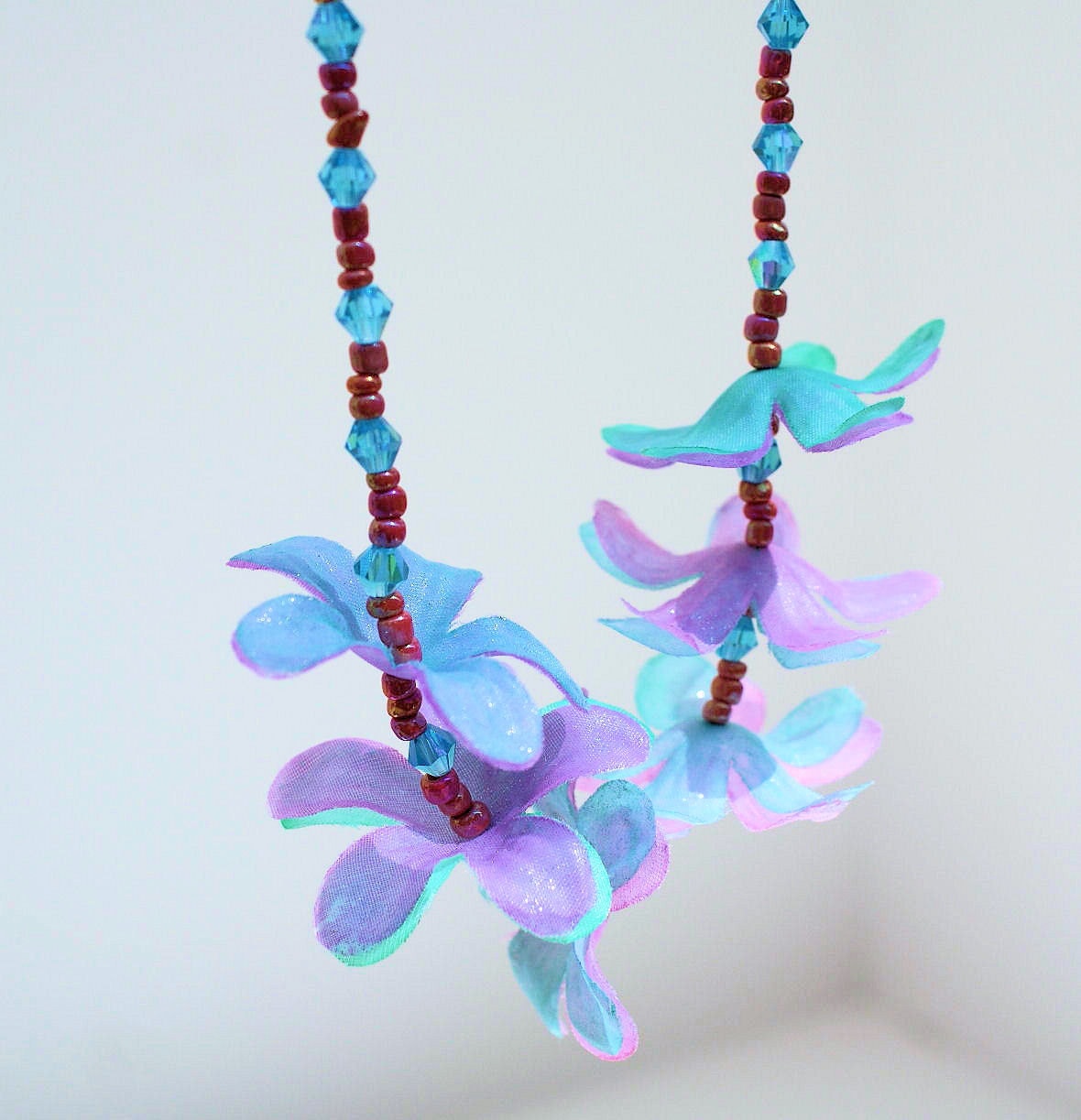 Flower Lei Car Air Freshener Hang on Mirror Fragrance