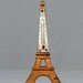 A french eiffel tower thermometer