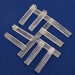 12 vintage lead free knife rests in original box, Oberglas, Austria