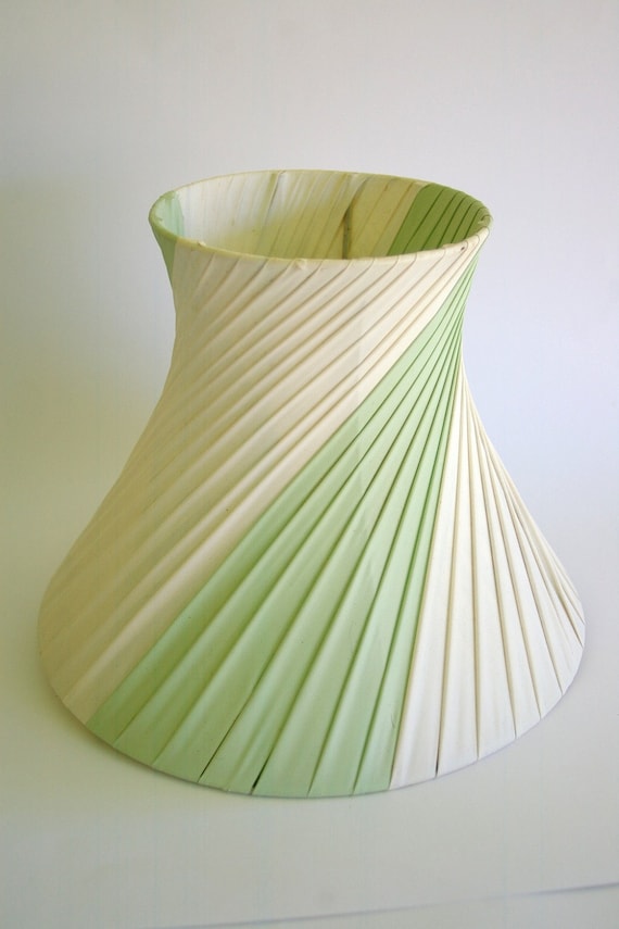 Vintage Lamp Shade Original BARSONY Mint Green by RosemyneVintage