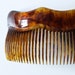 Victorian Hair Comb - Tortoise shell Celluloid