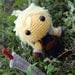 Cloud Strife (Final Fantasy VII) - Amigurumi PDF pattern (crochet)