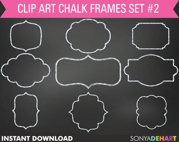 chalkboard frames clipart - photo #34