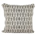Pillow - Little Trees, soft knitted pillow -oyster brown 18x18, includes insert