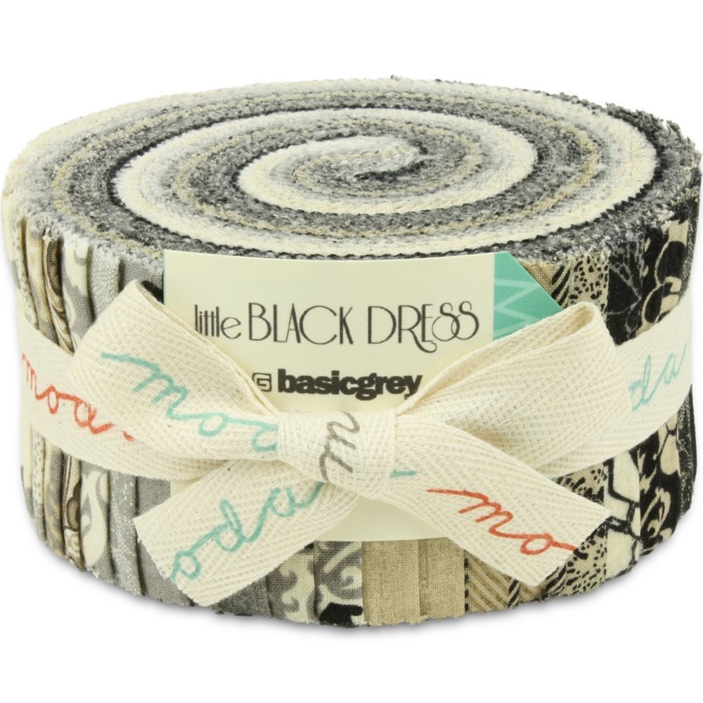 LITTLE BLACK DRESS Jelly Roll by BasicGrey for Moda Fabrics.