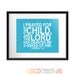 Bible verse, bible quote print I prayed for this child, and the Lord has granted me what I asked of him 8x10 CUSTOM COLORS