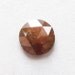 Natural Orangy Red Diamond, Africa, Unheated, Round 5.9x1.8 mm, 0.55 carat
