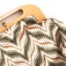 Retro Handbag - Chevron Bermuda Bag - Fall Colors