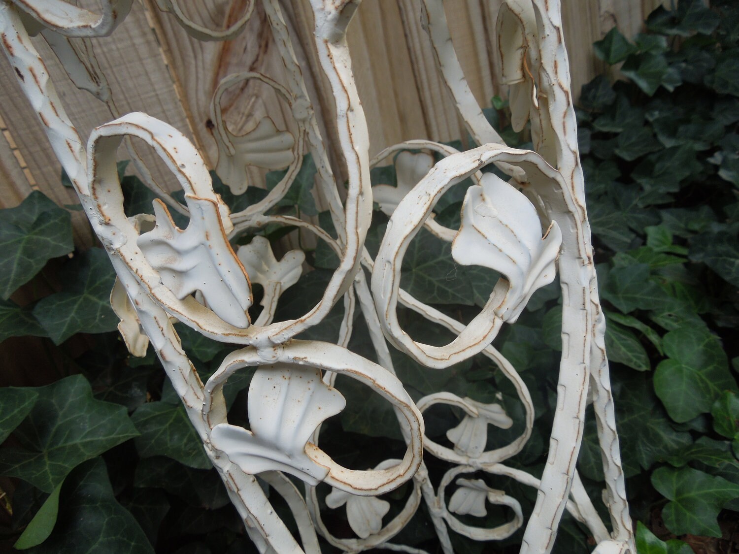 Vintage Wrought Iron Plant Stand White Wrought Iron Garden