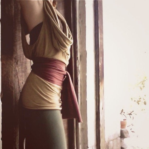 versatile scarf. bamboo/ hemp jersey. hand dyed by RunWithTheTribe