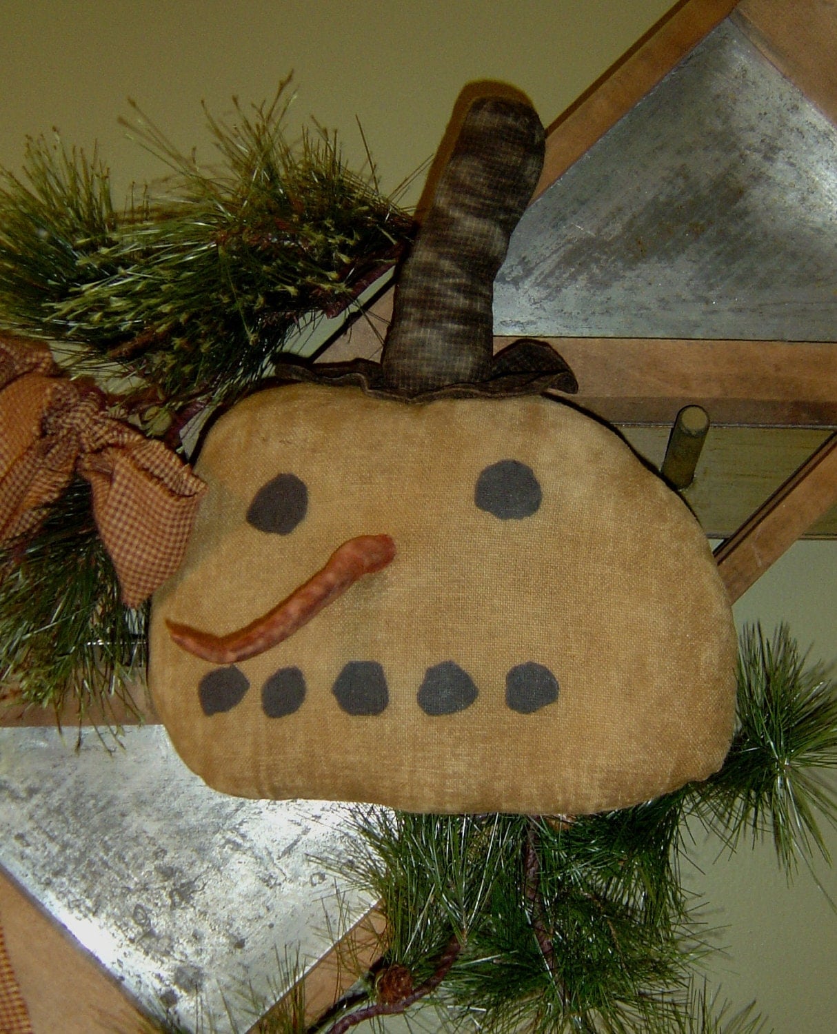 Mr. Snowman Head Primitive Pattern by tickledprimitive on Etsy