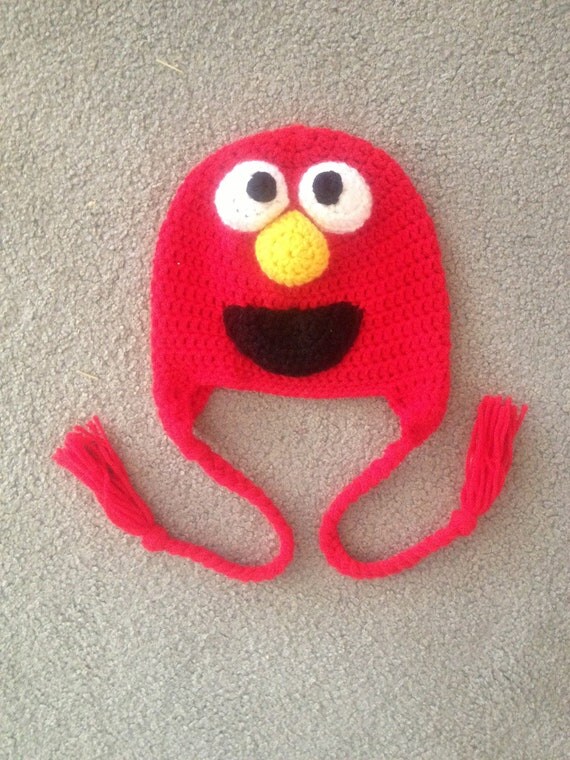 Items similar to Elmo Sesame Street Hat on Etsy