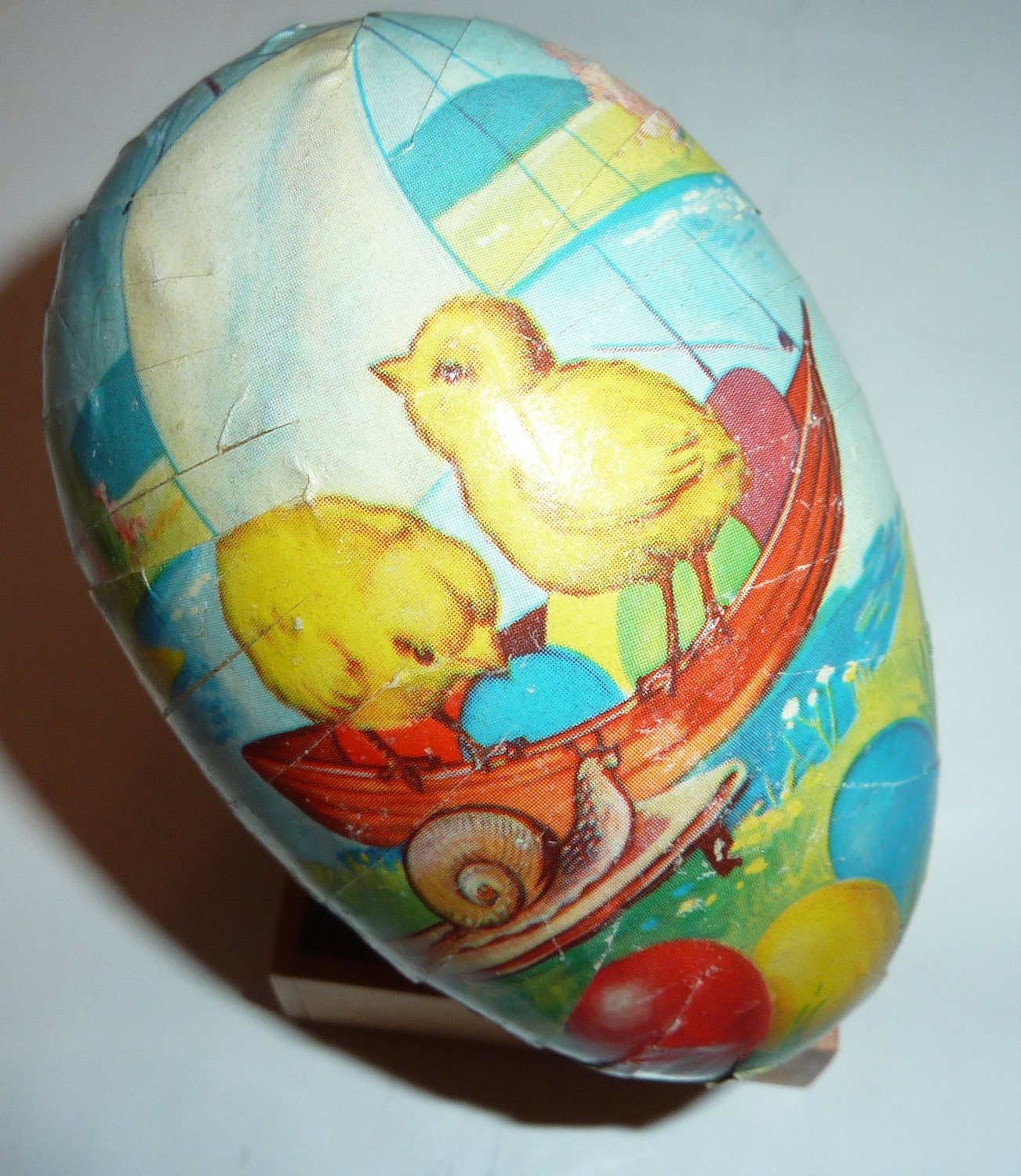 paper mache 1940's German Easter egg