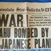 Pearl Harbor Oahu Bombed Repro Newspaper 1983 Educational Purposes