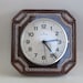 Vintage ceramic wall clock made in Germany by "Junghans"
