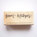 From the Kitchen of Original Calligraphy Stamp