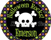 Halloween skull- personalized - digital image - Halloween - Fall - Autumn Il_170x135