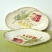 Two french vintage little dishes - K&G Luneville - Shabby chic