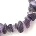 Amethyst Bracelet semiprecious gemstone chip handmade stretch bracelet